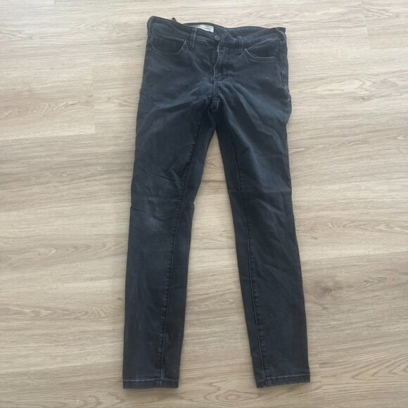 Pilcro and the Letterpress Denim - Pilcro & Letterpress Black Skinny Stretch Jeans 30